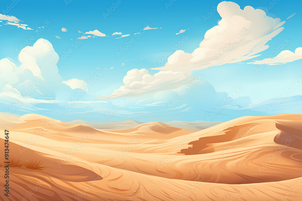 Naklejka premium Beach Sand Dune Background for Summer