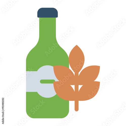 Wheat icon used as ingredient in beer.