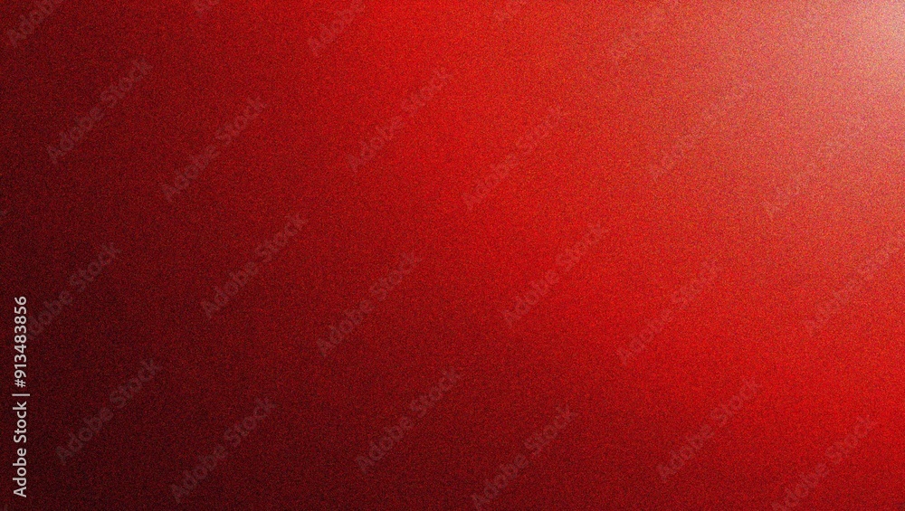 Fototapeta premium red noisy color gradient banner, grainy textured poster header cover backdrop design