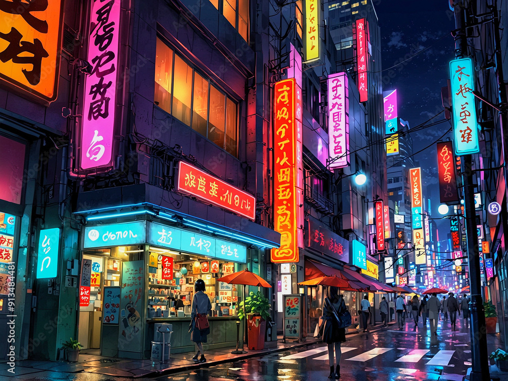 Electric Cityscape, Tokyo Night Electric Cityscape, Tokyo Night