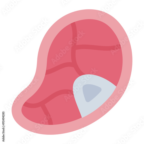 Ossobuco italian meat icon