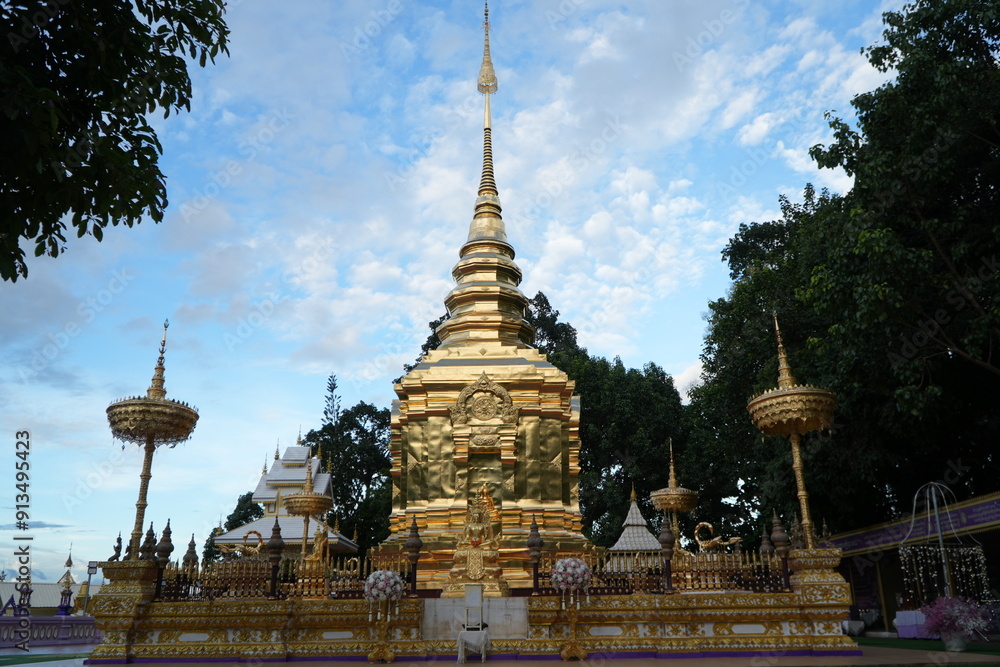 Naklejka premium Wat Phra That Doi Wao