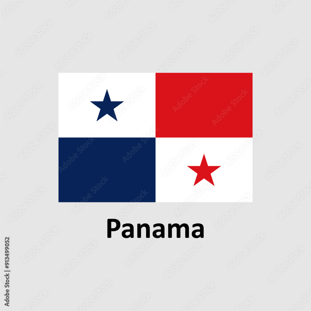 Dominican Republic flag design vector illustration on a gray background for graphic and web design. Dominican Republic flag design vector illustration on a gray background for graphic and web design.