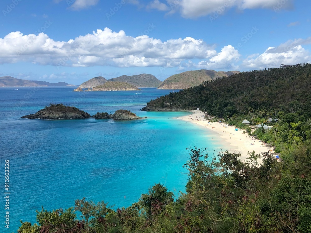 Obraz premium St John US Virgin Islands Caribbean beach