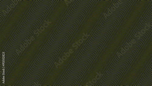 Yellow wave stripes pattern background vector image for backdrop or presentation