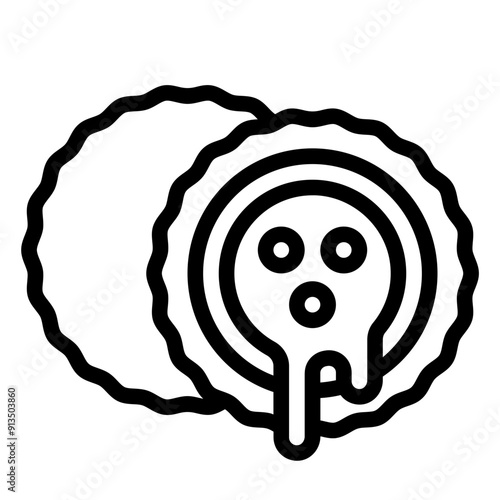 Arancini italian food icon