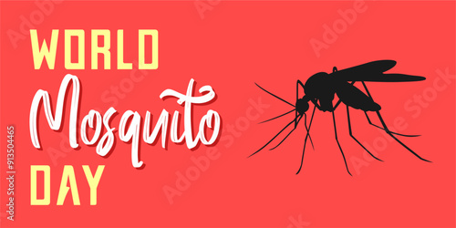 illustration of World mosquito Day background