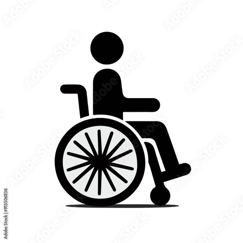 wheel chair silhouette