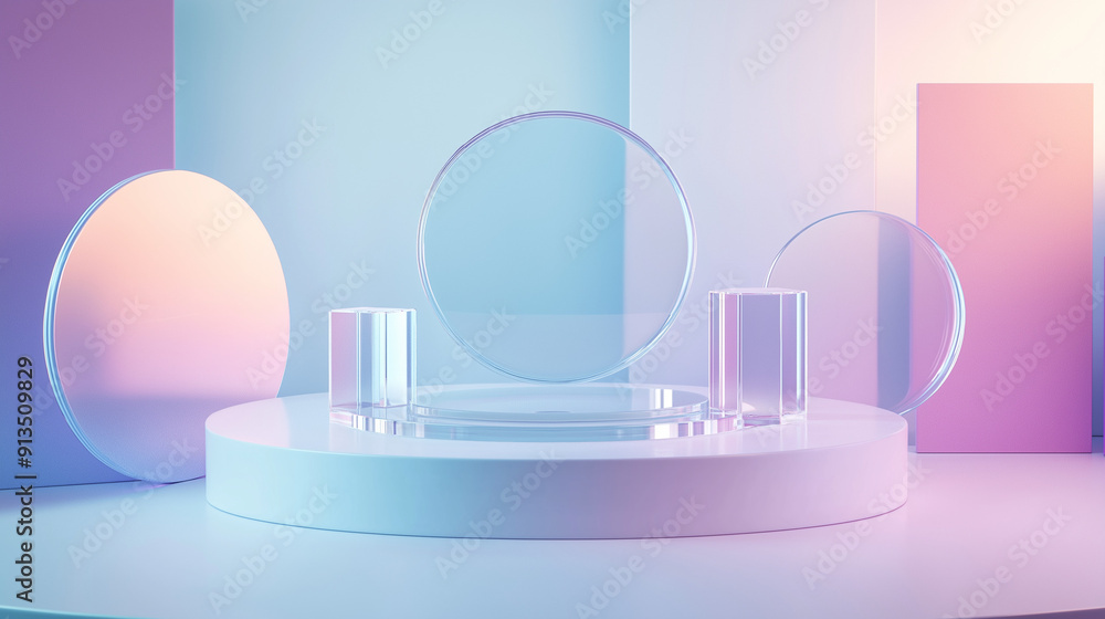 Minimalist Glass and Cube Design Minimalist Glass and Cube Design