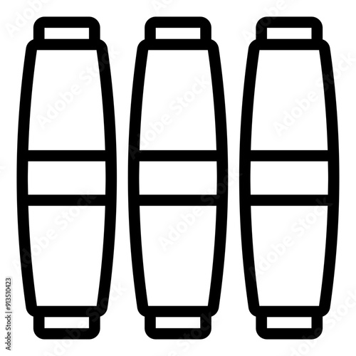 Candle pin bowling icon for a variation of the sport