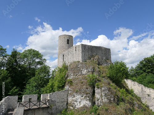 old castle in the mountains