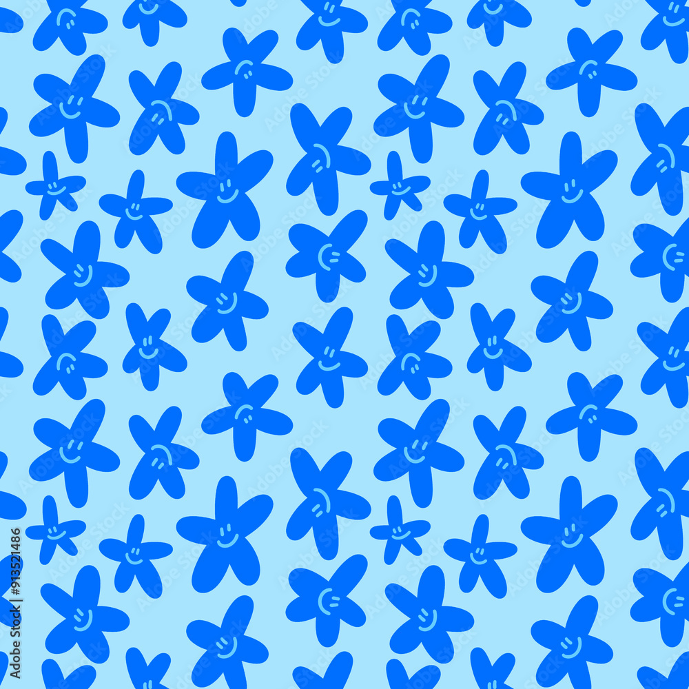 seamless smile daisy flower pattern for y2k 2000's mood repeatable patterns seamless smile daisy flower pattern for y2k 2000's mood repeatable patterns