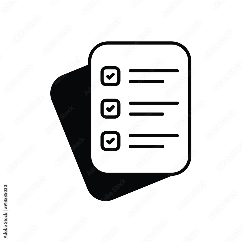 report glyph icon with white background vector stock illustration report glyph icon with white background vector stock illustration