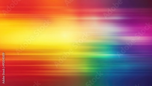 Vibrant Gradient Background Showcasing Blurred Rainbow Colors Transitioning From Warm to Cool Tones