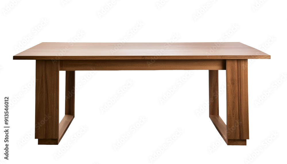 Elegant Minimalist Desk isolated Elegant Minimalist Desk isolated
