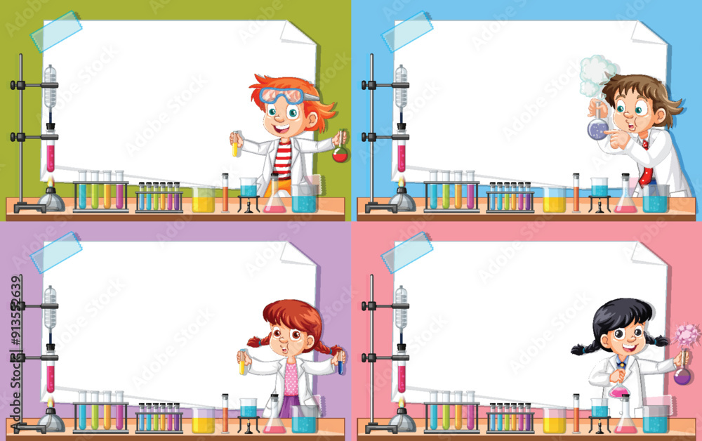 Kids in Science Laboratory Kids in Science Laboratory