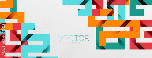 Color bend lines with shadow texture effect. Vector Illustration For Wallpaper, Banner, Background, Card, Book Illustration, landing page