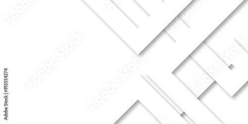 Abstract background with lines White background with diamond and triangle shapes layered in modern abstract pattern design Space design concept Suit for business, corporate, institution presentation.	