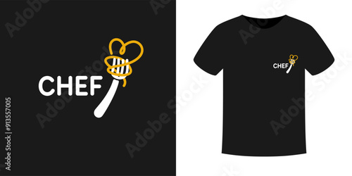 The pattern on the clothes. Print on the T-shirt. Modern fashion illustration. A vector graphic image. A template for placing an illustration on clothes.