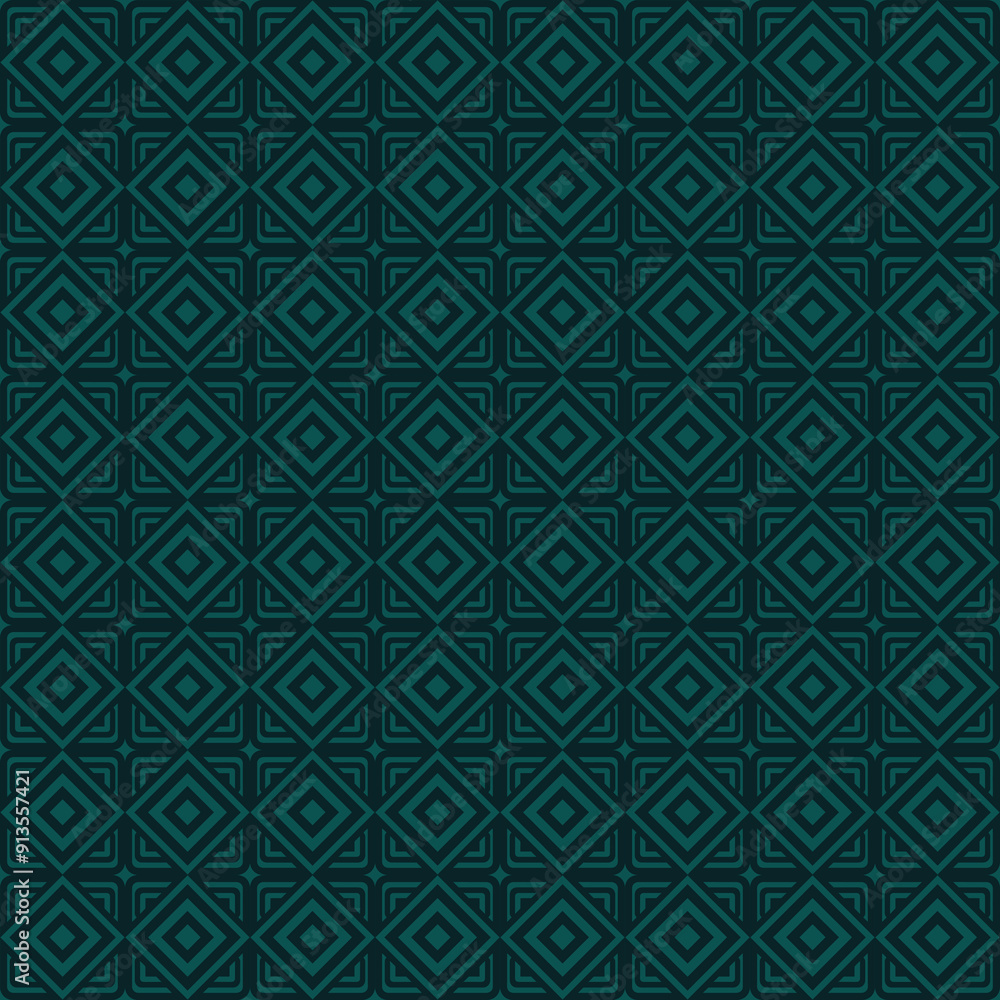 Seamless geometric pattern in teal and dark blue colors. Perfect for modern, minimalist, or art deco design projects. Seamless geometric pattern in teal and dark blue colors. Perfect for modern, minimalist, or art deco design projects.