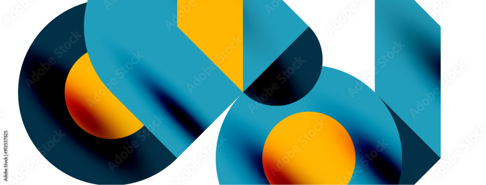 Circle pattern, round elements with lines and arrows composition for wallpaper, banner, background or landing Circle pattern, round elements with lines and arrows composition for wallpaper, banner, background or landing