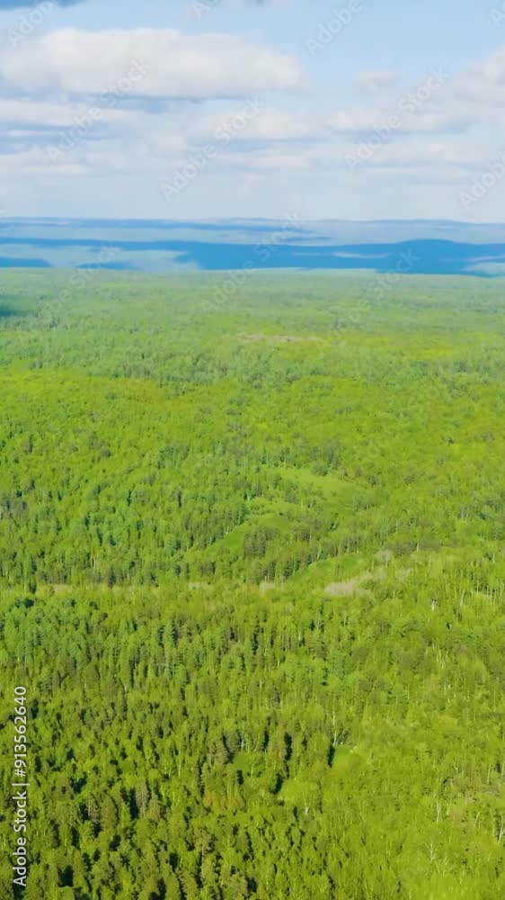 Aerial view of rural area during summer Aerial view of rural area during summer