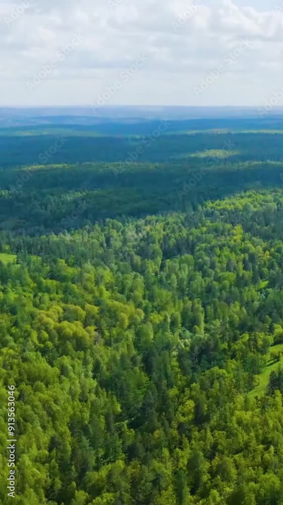 Aerial view of rural area during summer Aerial view of rural area during summer