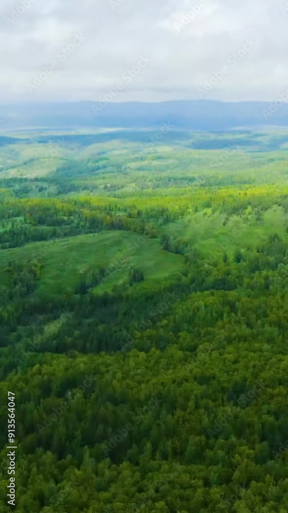 Aerial view of rural area during summer Aerial view of rural area during summer