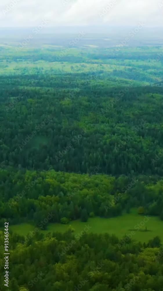 Aerial view of rural area during summer Aerial view of rural area during summer