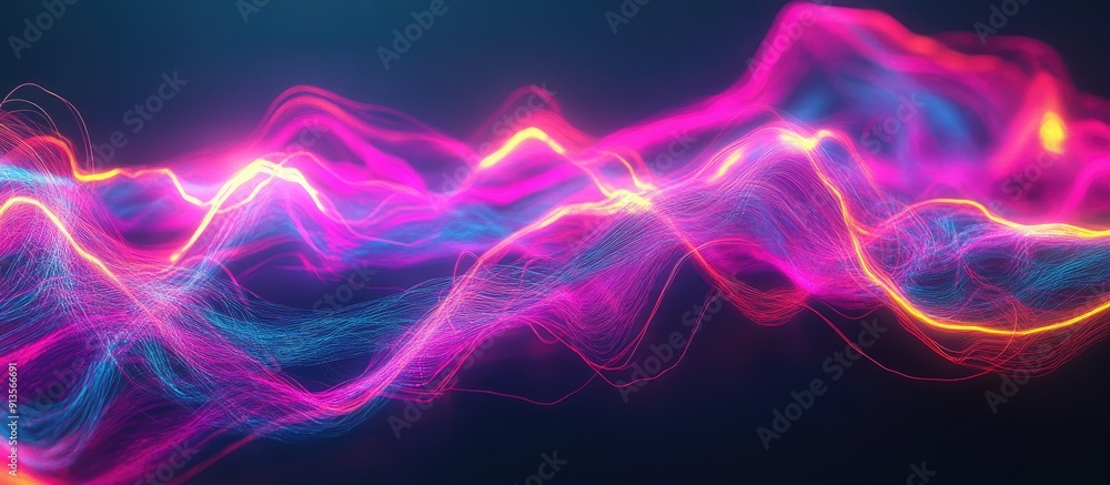 Vibrant Neon Lines Pulsating Against a Dark Background Dynamic Electric Flash Effects for Tech Animation Videos Vibrant Neon Lines Pulsating Against a Dark Background Dynamic Electric Flash Effects for Tech Animation Videos