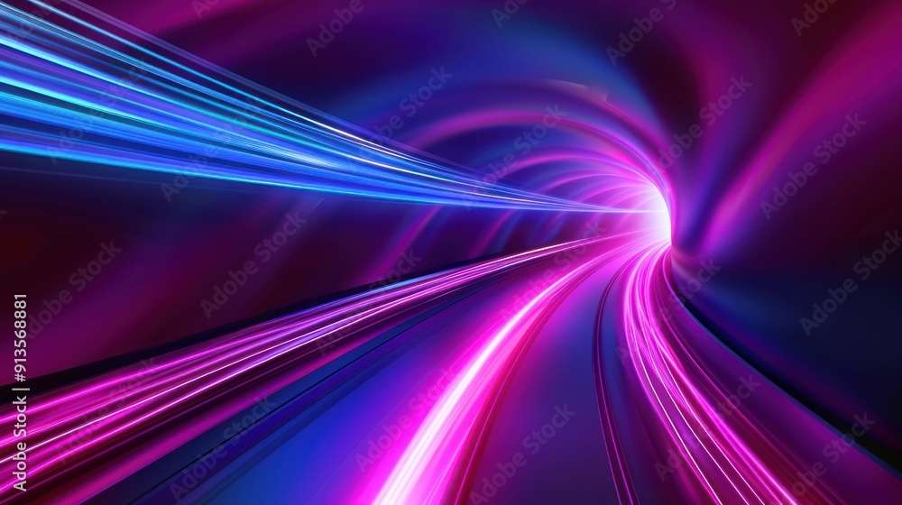 Abstract Light Tunnel Abstract Light Tunnel