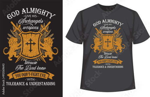 Christian bible verse t shirt design illustration vector
