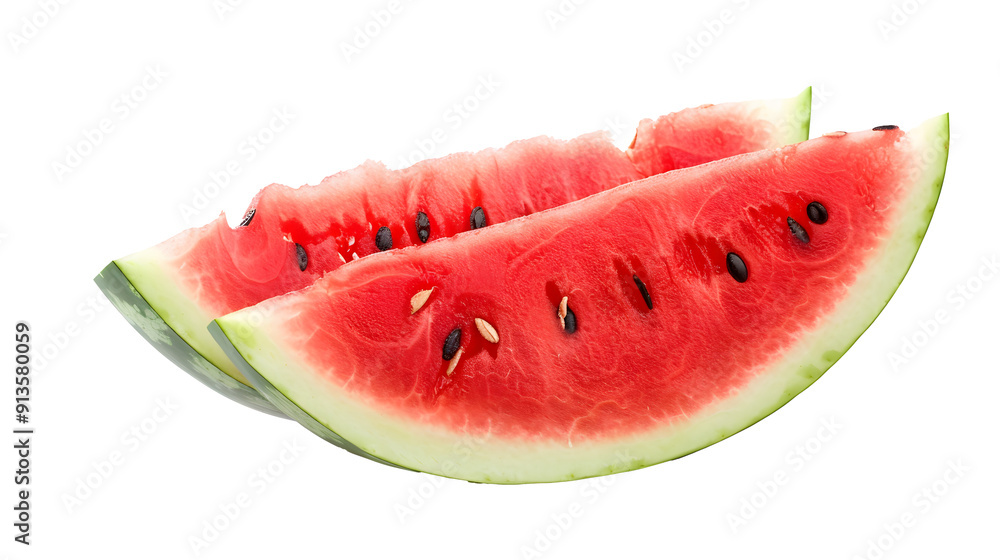 watermelon on the white background, watermelon on the white background,