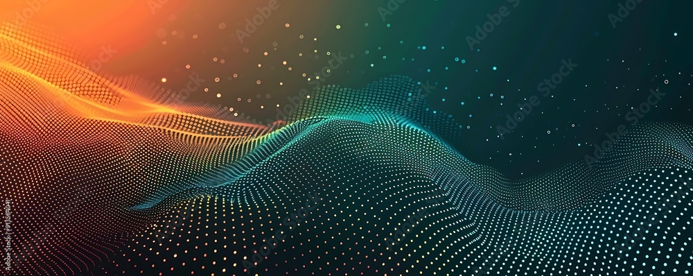 Teal Orange Black Textured Gradient Design Teal Orange Black Textured Gradient Design