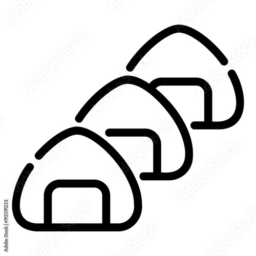 onigiri Line Icon