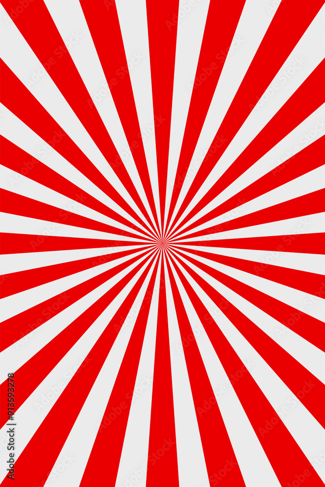 Fototapeta premium red and white sunburst background vector design.sunburst pattern background.