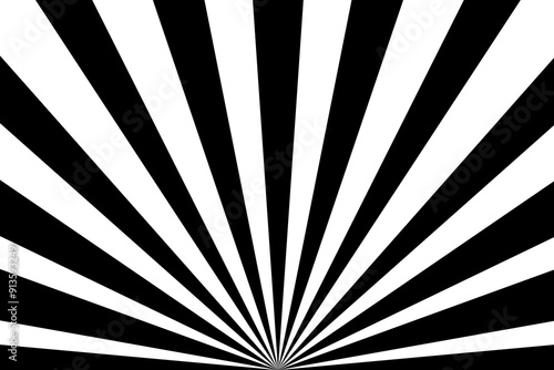 Black and white sunburst background vector design. comic background with retro rays.Sunburst Pattern Background.