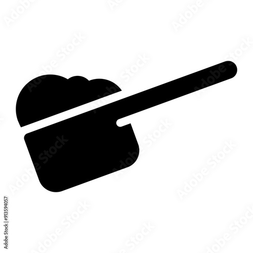 spoon glyph icon