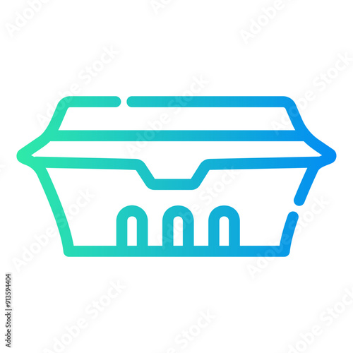 lunch box Gradient icon