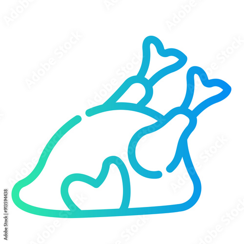 poultry Gradient icon