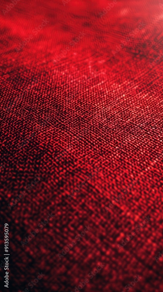 Vibrant Red Fabric Texture. Rich and Textured Surface Vibrant Red Fabric Texture. Rich and Textured Surface