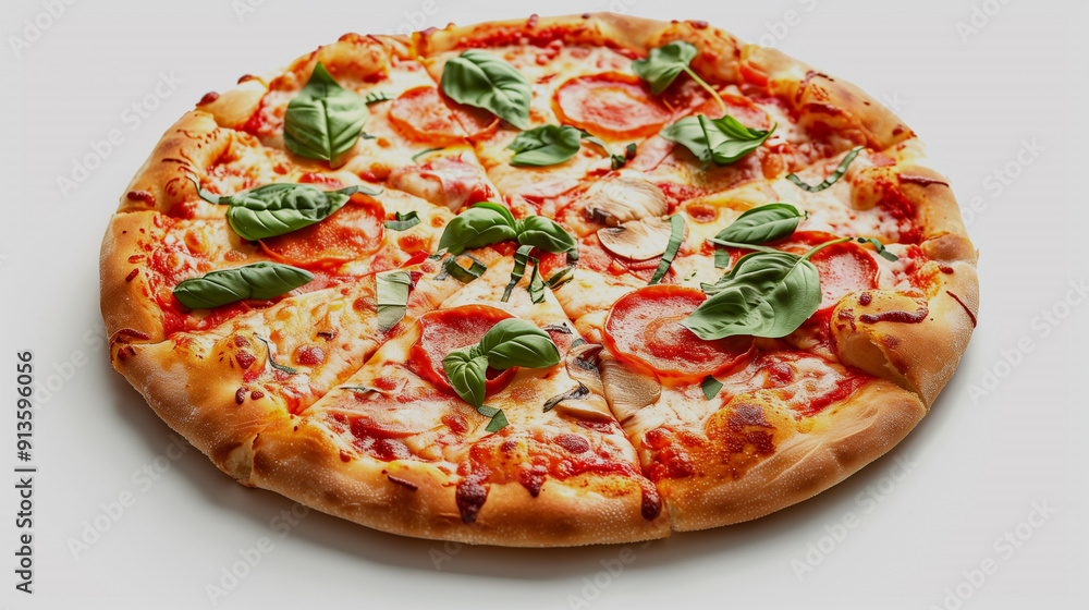 pizza isolated on white background pizza isolated on white background