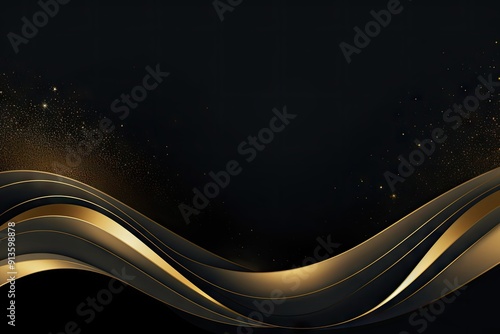 Ornate gold designer background with dark silver and dark gray touch and hard-edged lines, Stone bold like lines and contrasts in scoutcore background style, ai generated