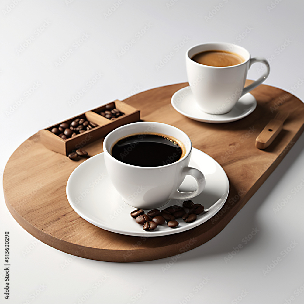 cup of coffee and beans cup of coffee and beans