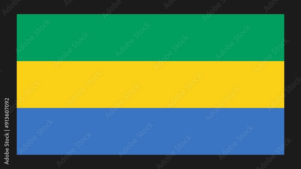 Gabon Paper Folding Flag, Gabon Flag, Flags Animation, Gabon Banner, Celebration, Patriots, 4K Animation, Surface Texture, Background. Gabon Paper Folding Flag, Gabon Flag, Flags Animation, Gabon Banner, Celebration, Patriots, 4K Animation, Surface Texture, Background.