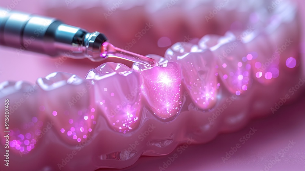 Laser Gum and Teeth Treatment The concept of laser therapy and gum and teeth treatment Laser Gum and Teeth Treatment The concept of laser therapy and gum and teeth treatment