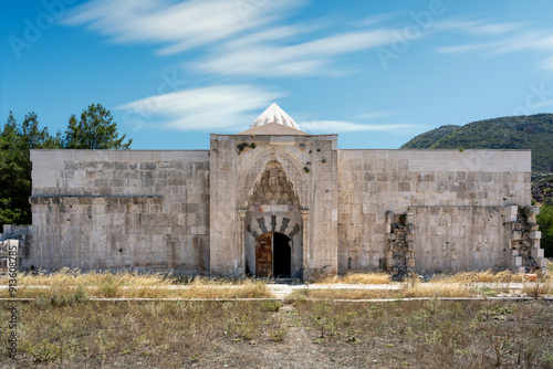 Susuz Caravanserai, built by Giyaseddin Keykubad Bin Keyhusrev, located on the Antalya Burdur road. Susuz kervansarayi photo