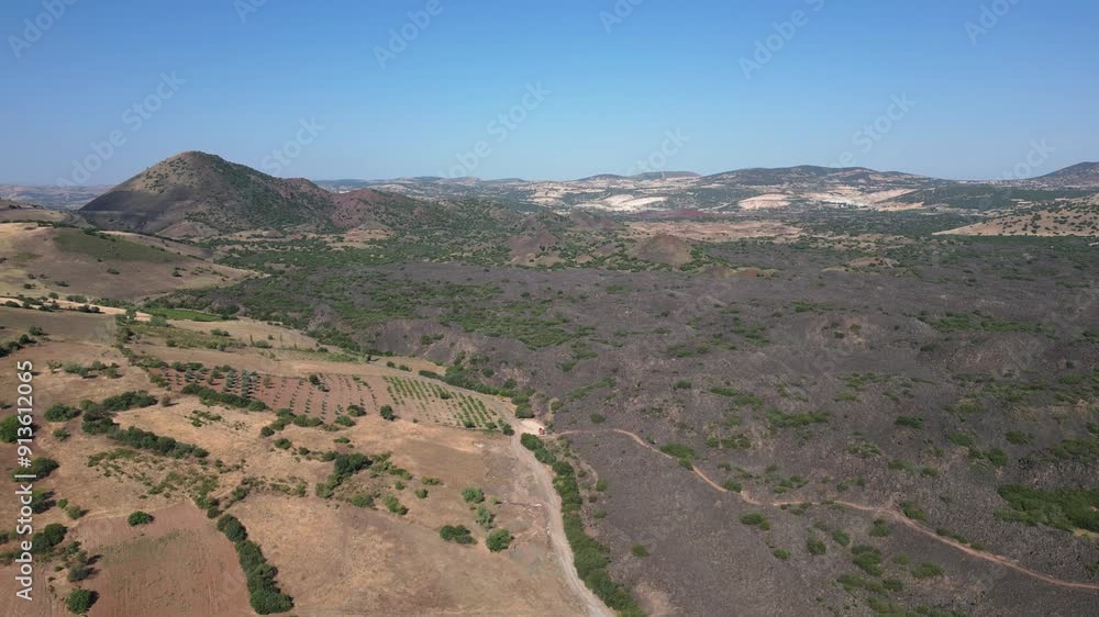 Manisa Turkey Geological Park Aerial Manisa Turkey Geological Park Aerial