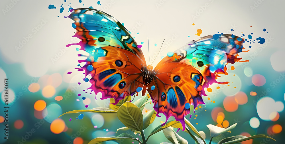 colorful butterfly illustration colorful butterfly illustration