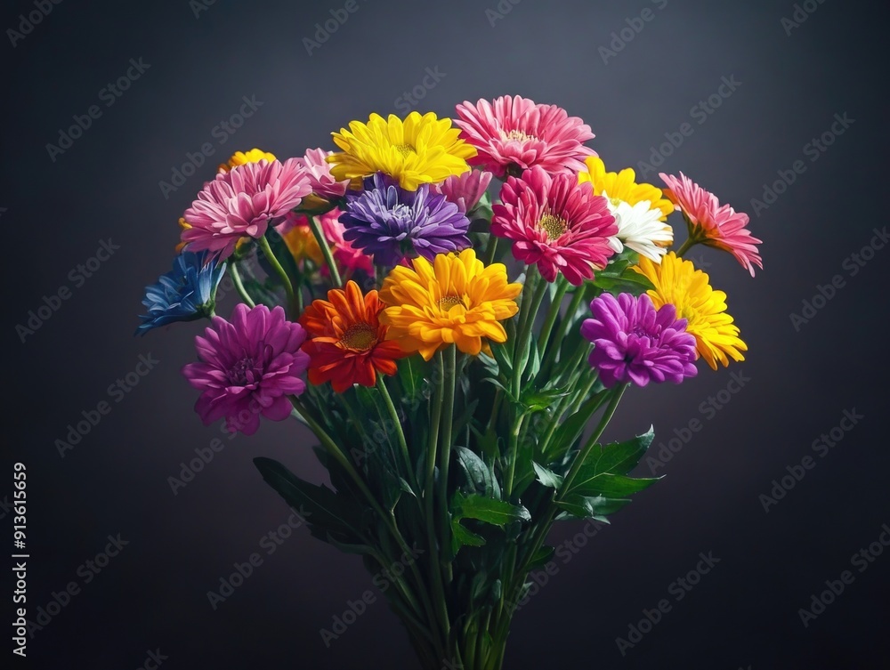 Colorful flower arrangement Colorful flower arrangement
